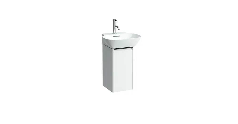 LAUFEN BASE Alsószekrény 28 × 30 × 52 cm, 1 ajtó, jobb oldali zsanérral, 1 belső polccal, Fényes fehér H4030141102611 Legjobb ár