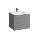 Árcsökkenés LAUFEN PRO S Mosdó alsószekrénnyel,fiókkal és finoman záródó mechanizmussal, Grafit 60X46X50 - H8609614801041