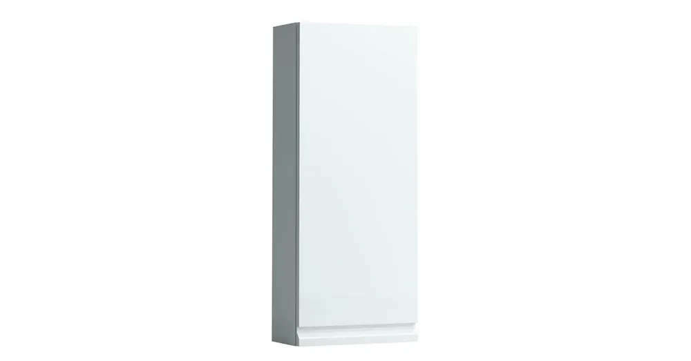 Kiárusítás LAUFEN PRO S Fali szekrény, keskeny változat, 1 ajtóval, bal zsanéros, Fehér 35X85X18 - H4831130954631