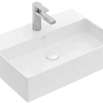 Villeroy & Boch Memento 2.0 60x42 cm ráültethető mosdó túlfolyó nélkül CeramicPlus felülettel 4A0761R1 (4A07 61 R1) Outlet