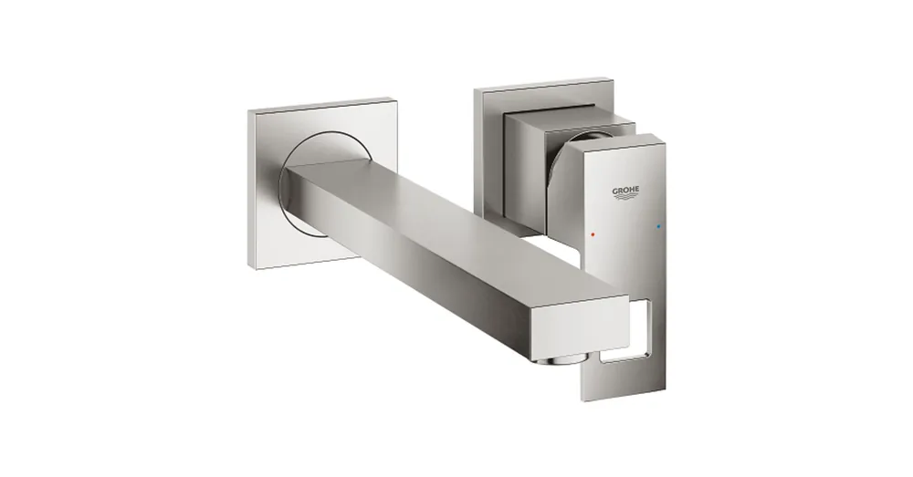 GROHE Eurocube 2-lyukas mosdócsaptelep M-es méret, matt szuperacél 23447DC0 Csak ma