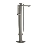 Grohe Eurocube Egykaros kádtöltő csaptelep 1/2″, padlóra szerelhető matt hard grafit 23672AL1 Biztonságos vásárlás