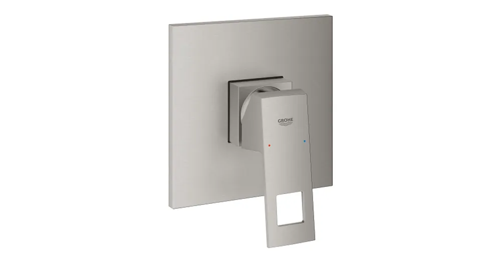 Grohe Eurocube egykaros falba épített zuhanycsaptelep, matt szuperacél 24061DC0 Gyors szállítás
