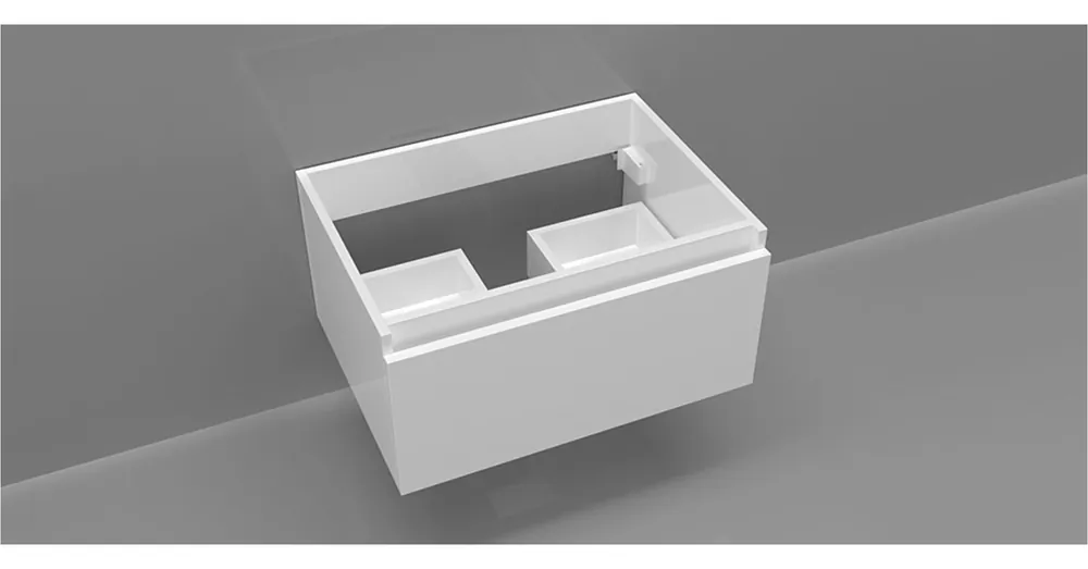 Wellis Elois White 60 1 fiókos fali mosdópult szekrény - WB00351 Népszerű