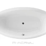 Legjobb ár M-Acryl Oval 190x95 cm-es akril kád kádlábbal 12461