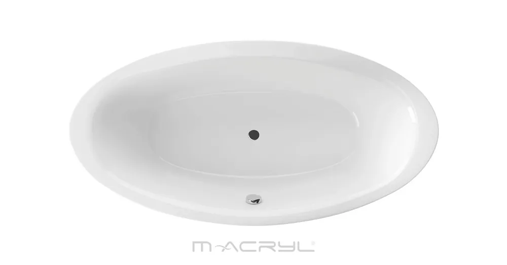 Legjobb ár M-Acryl Oval 190x95 cm-es akril kád kádlábbal 12461