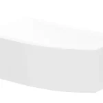 Vásárlói kedvenc M-Acryl Minima 160 cm-es aszimmetrikus kádhoz előlap 12465