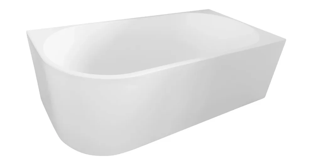 Outlet AQUALINE TIBERA R szabadonálló kád, 170x80cm, akril (E1015)