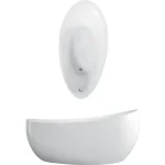 Villeroy & Boch Aveo New Generation 1900 x 950 mm-es ovális szabadon álló kád Stone White - UBQ194AVE9T1V-RW Bestseller