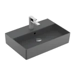Csak ma Villeroy & Boch Memento 2.0 60 x 42 cm-es mosdó 1 csaplyukkal Graphite CeramicPlus felülettel - 4A2260I4
