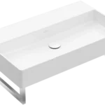 Villeroy & Boch Memento 2.0 80 x 47 cm-es mosdó csaplyuk és túlfolyó nélkül Stone White CeramicPlus felülettel - 4A2283RW Újdonság