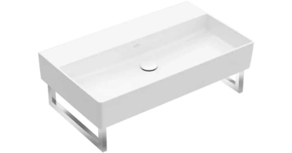 Legnépszerűbb Villeroy & Boch Memento 2.0 80 x 47 cm-es mosdó csaplyuk és túlfolyó nélkül - 4A228301