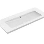 Expressz kézbesítés Villeroy & Boch Venticello 120 x 50 cm-es beépíthető mosdó csaplyuk nélkül Stone White CeramicPlus felülettel - 4104CJRW