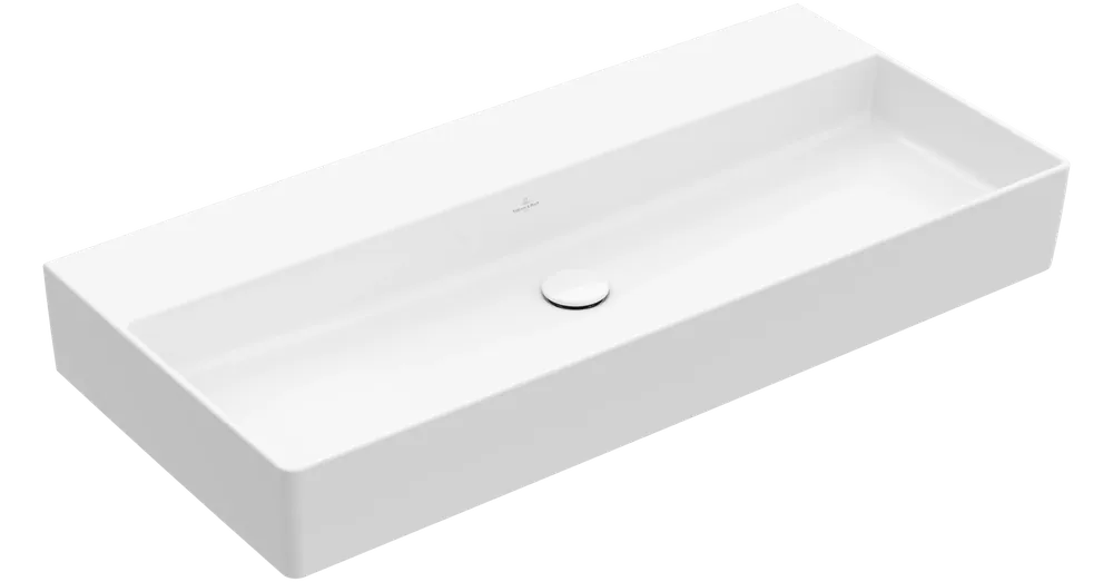 Szuper akció Villeroy & Boch Memento 2.0 100 x 47 cm-es mosdó csaplyuk és túlfolyó nélkül - 4A221F01