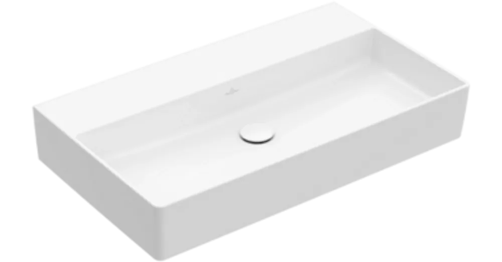 Villeroy & Boch Memento 2.0 80 x 47 cm-es mosdó csaplyuk és túlfolyó nélkül - 4A228F01 Gyors szállítás
