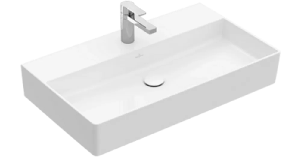 Villeroy & Boch Memento 2.0 80 x 47 cm-es mosdó 1 csaplyukkal - 4A228G01 Kedvezményes ár