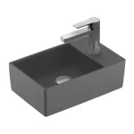 Villeroy & Boch Memento 2.0 40 x 26 cm-es kézmosó 1 csaplyukkal Graphite CeramicPlus felülettel - 43234GI4 Bestseller