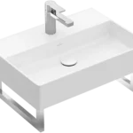 Villeroy & Boch Memento 2.0 50 x 42 cm-es mosdó 1 csaplyukkal Stone White CeramicPlus felülettel - 4A2250RW Expressz kézbesítés