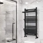 AREZZO design Step Black 1000x500 törölközőszárítós radiátor, fekete AR-SP10050B Csak ma