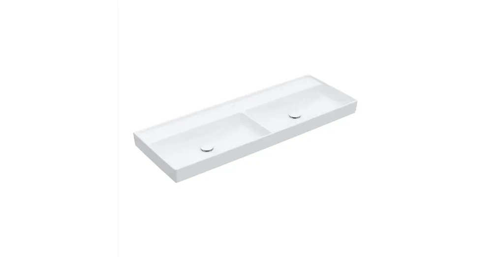 Villeroy & Boch Collaro Beépíthető duplamosdó Stone White CeramicPlus felülettel 4A34D2RW Ne maradj le