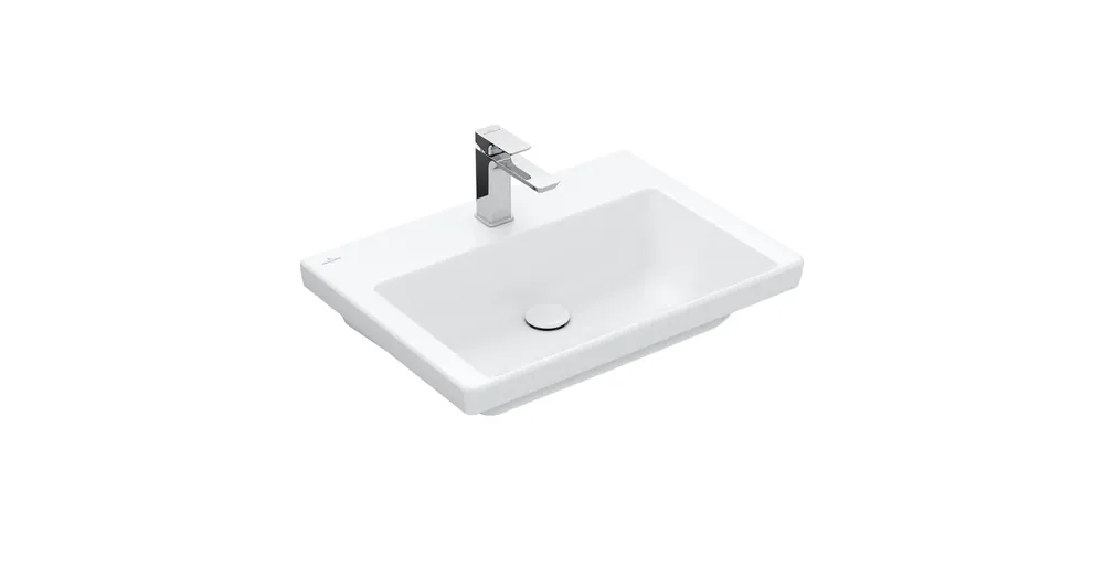 Népszerű Villeroy & Boch Subway 3.0 Beépíthető mosdó Stone White CeramicPlus felülettel 4A7066RW