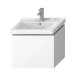 Vedd meg most JIKA CUBITO alsószekrény 60 cm-es mosdóhoz, 1 fiókkal, fehér/fényes lakk H40J4233015001