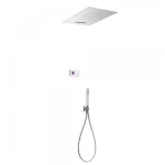 Vedd meg online Tres Shower Technology falba építhető elektronikus termosztátos zuhanyrendszer 09286304