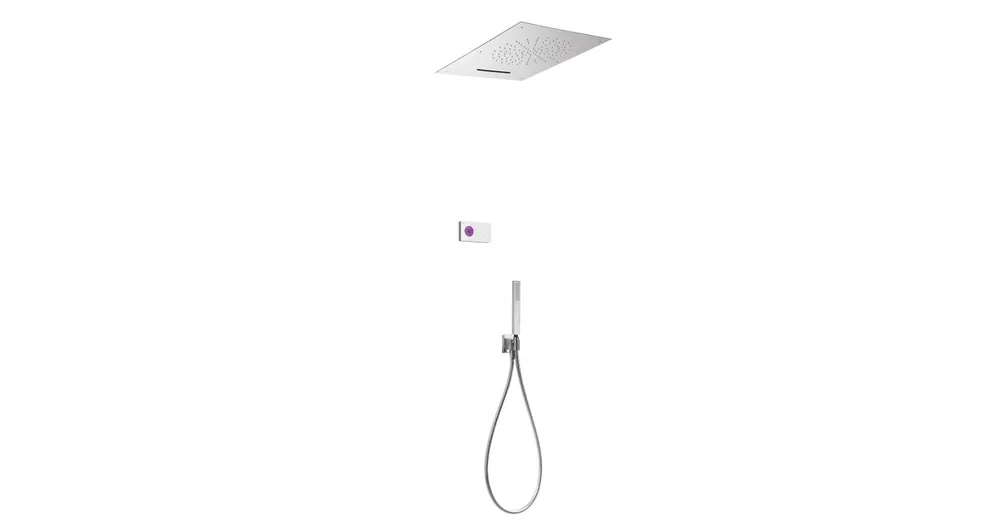 Vedd meg online Tres Shower Technology falba építhető elektronikus termosztátos zuhanyrendszer 09286304