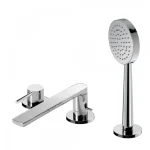 Tres Alplus kádperembe építhető csaptelep kézi zuhannyal 180 mm-es kifolyóval 20316102 Outlet