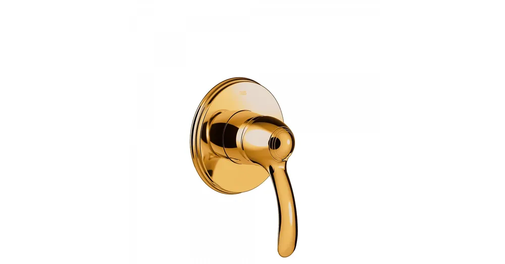 Outlet Tres-Clasic egykaros falba építhető zuhanycsaptelep arany 24217701OR