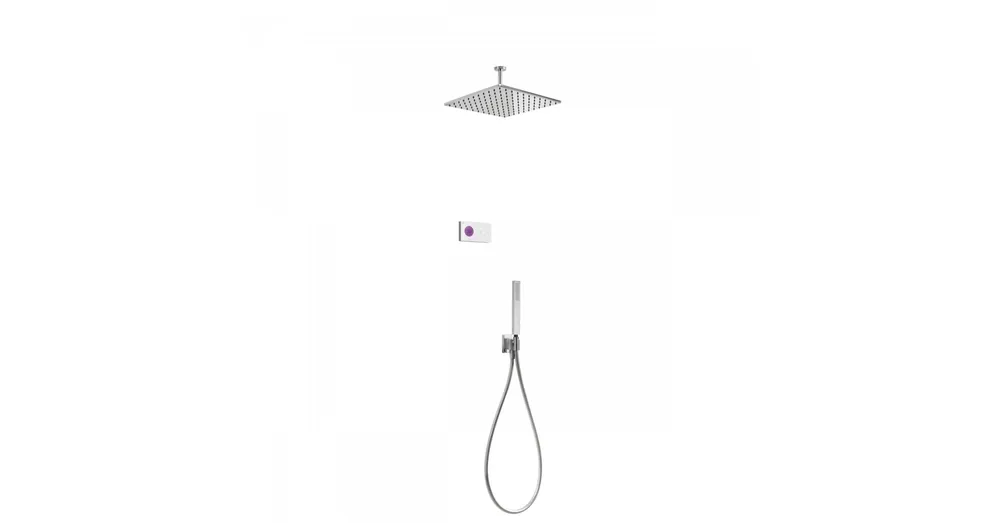 Tres Shower Technology falba építhető elektronikus termosztátos zuhanyrendszer 09286564 Biztonságos fizetés