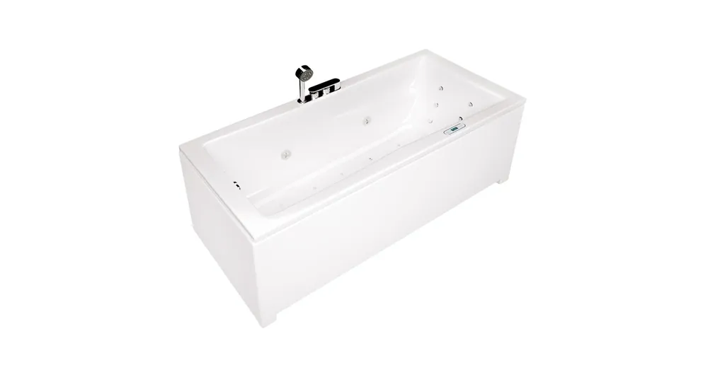 Biztonságos vásárlás Wellis Huron E-Max 180 hidromaszsázs kád balos Retro csapteleppel WK00200
