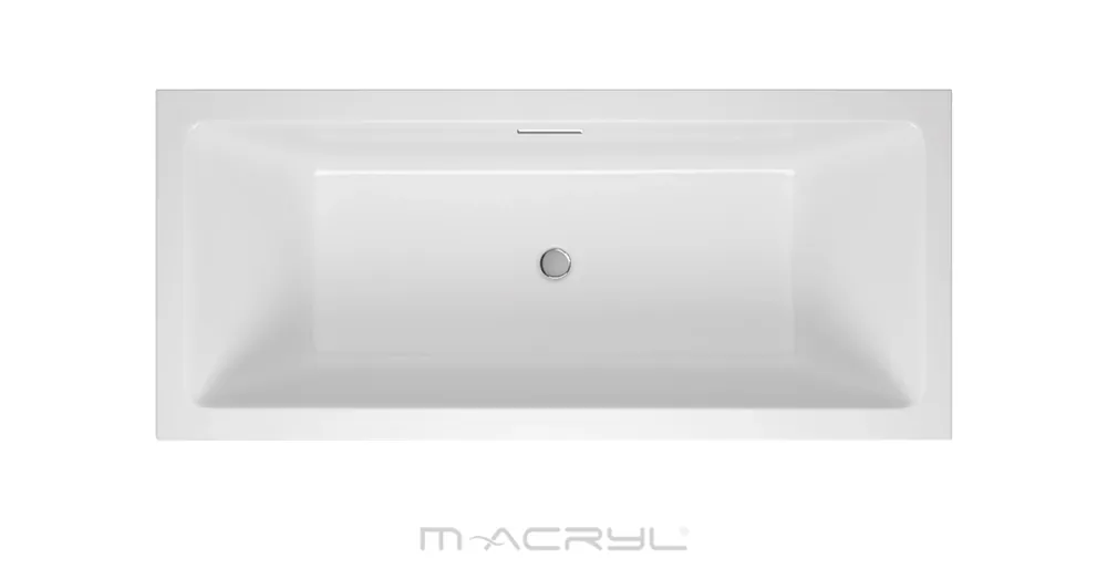 M-Acryl Sabina Pro 160x75 cm egyenes kád kádlábbal 12479 Kedvezményes ár