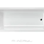 M-Acryl Sandra 170x75 cm egyenes kád kádlábbal 12472 Vedd meg most