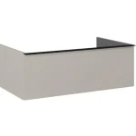 AREZZO design MONTEREY 80 cm-es alsószekrény 1 fiókkal Matt Beige színben, szifokivágás nélkül AR-168592 Alacsony ár