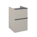 Kedvezmény AREZZO design MONTEREY 40 cm-es alsószekrény 2 fiókkal Matt Beige színben AR-168596