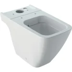 Geberit iCon Square álló WC falon kívüli öblítőtartályokhoz, monoblokkos, mélyöblítésű WC, zárt forma, Rimfree, Fehér 200930000 Ajánlat