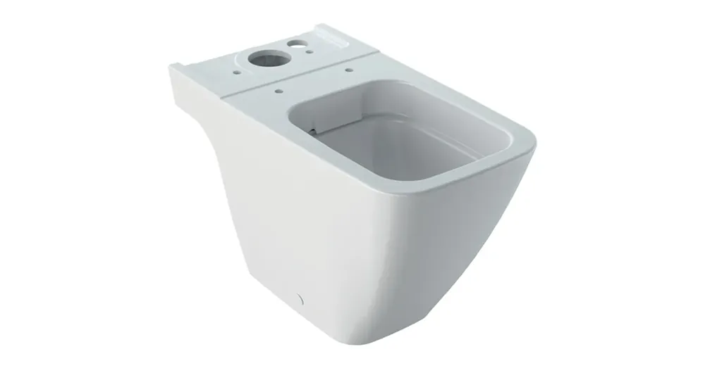Geberit iCon Square álló WC falon kívüli öblítőtartályokhoz, monoblokkos, mélyöblítésű WC, zárt forma, Rimfree, Fehér 200930000 Ajánlat