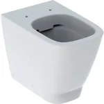Geberit Smyle Square álló WC mélyöblítésű, falhoz illeszkedő, zárt forma, Rimfree, Fehér 500.840.00.1 Rendeld meg most
