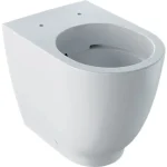 Geberit Acanto álló WC mélyöblítésű, falhoz illeszkedő, zárt forma, Rimfree, Fehér 500.602.01.2 Exkluzív ajánlat