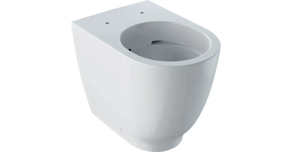 Geberit Acanto álló WC mélyöblítésű, falhoz illeszkedő, zárt forma, Rimfree, Fehér 500.602.01.2 Exkluzív ajánlat