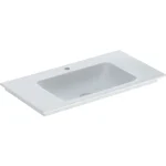 Geberit ONE mosdó alsószekrényhez, függőleges lefolyóval, 90x48cm, csaplyukkal, túlfolyó nélkül, fehér / KeraTect (505.010.01.3) Vedd meg most