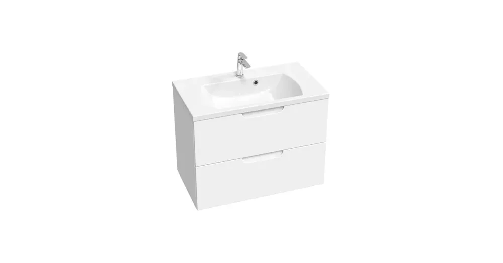 Vedd meg most Ravak Classic II Fürdőszobai szekrény mosdó alá SD 800 fehér/fehér X000001480