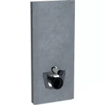 Vedd meg most Geberit Monolith szanitermodul fali WC-hez, 114 cm, palahatású kőanyag/alumínium feketekróm (131.031.00.5)