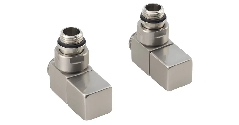 SAPHO CUBE csatlakozó készlet szett, sarokszeleppel, szögletes, szálcsiszolt inox (CP4510S) Árengedmény