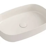Újdonság SAPHO INFINITY OVAL kerámiamosdó, 55x36cm, matt elefántcsont (10NF65055-2K)