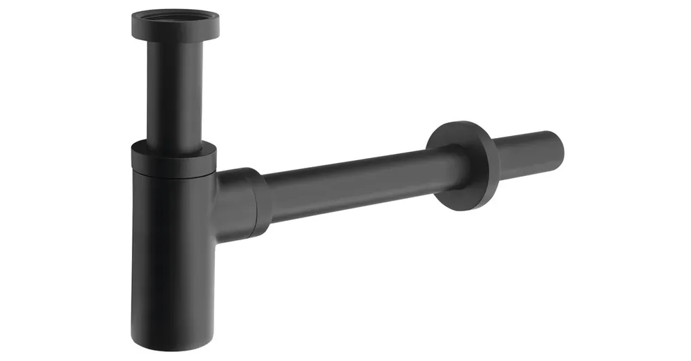 Alacsony ár SAPHO mosdó szifon, 1'1/4-32mm, matt fekete (SI415)