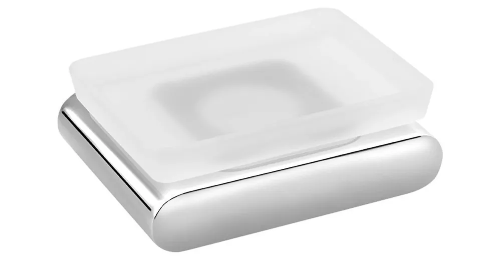 SAPHO FLORI szappantartó, króm/tejüveg (RF002) Ajánlat