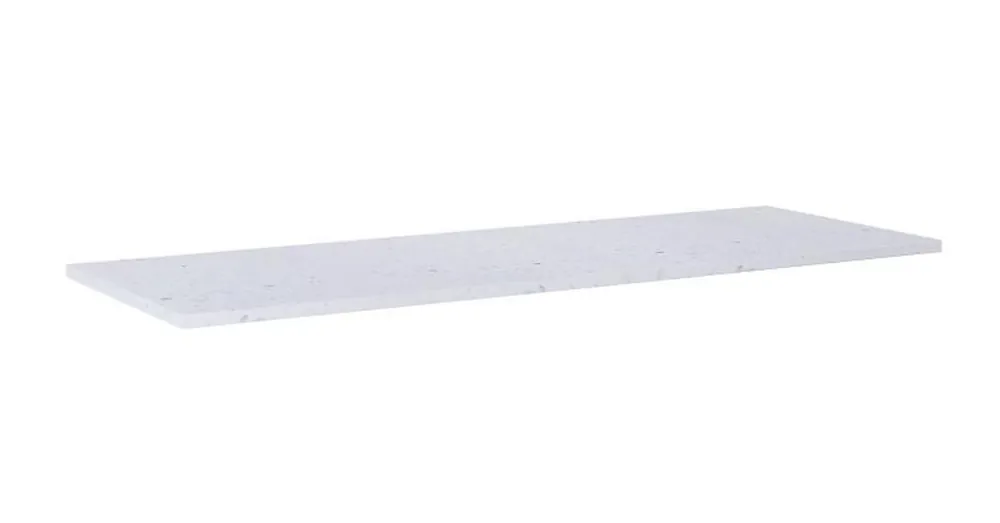 Szuper akció AREZZO design TERRAZZO márvány mosdópult 140/46/2 fehér matt AR-168542