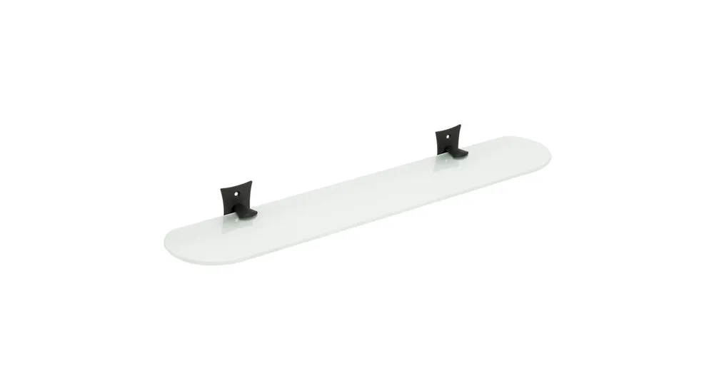 SAPHO REBECCA polctartó, 560x113mm, tejüveg/fekete (CC015) Szuper ajánlat